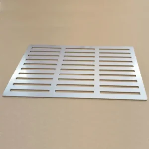 Grille rectangulaire en inox 304L, épaisseur 5 mm